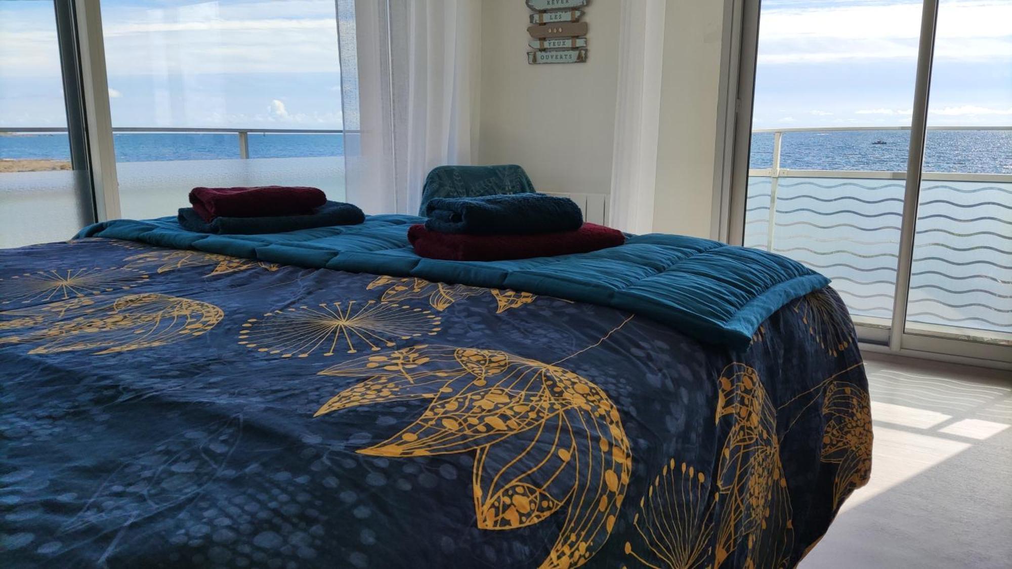 Appartement T3 De 74M2 Tres Lumineux Vue Panoramique Mer Et Plages Конкарно Экстерьер фото